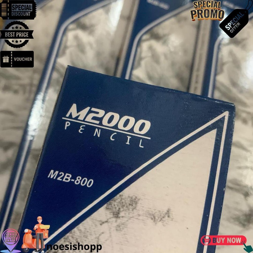 

12Pcs Pensil M2000 Hijau 2 B Harga1 Lusin D Best Seller