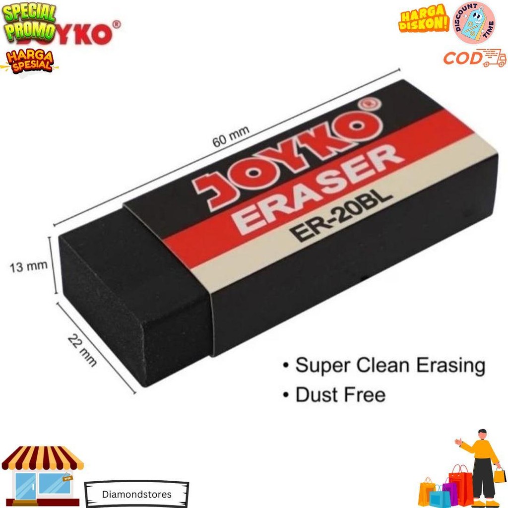 

Eraser/Penghapus Joyko 526-B20 Besar (1Pcs) D Promo Puncak