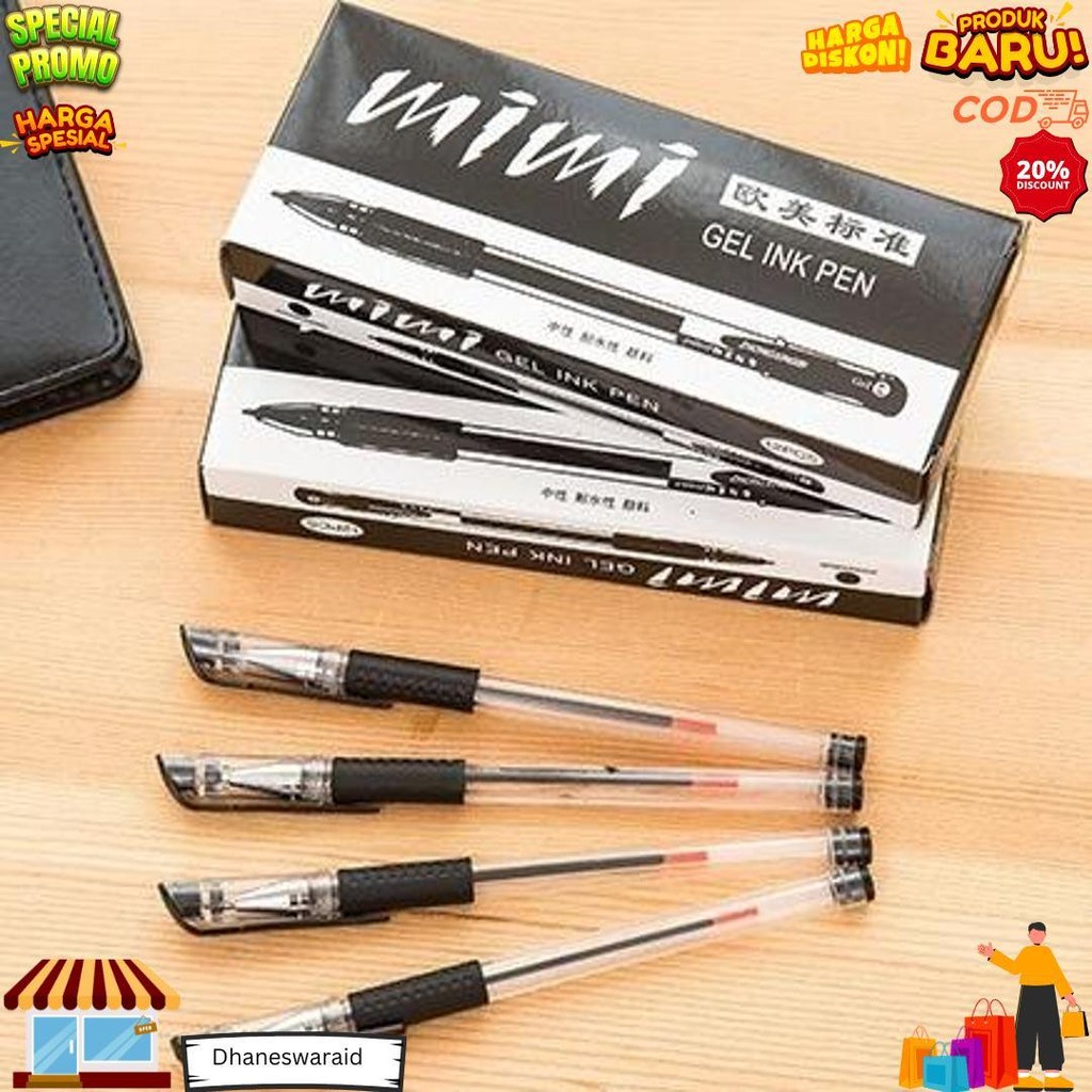 

Hl0705 Pena Isi 100 Pcs Gel Mimi 0.5Mm Pulpen Internasional Balpoin D Terlaris