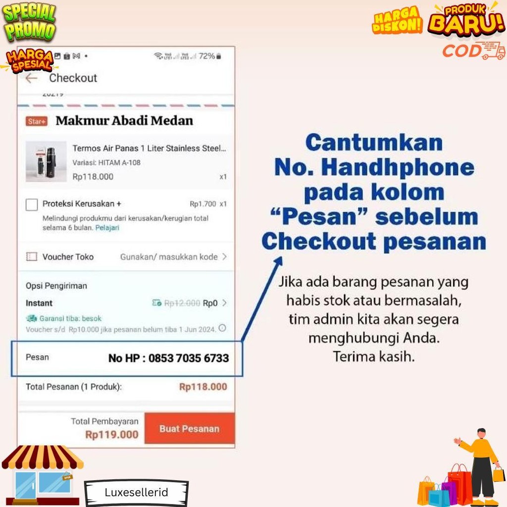 

(1Pack:10Pcs) Buku Tulis Isi 50 Lembar Termurah! Best Seller / Buku Tulis Sekolah Murah Bergaris Sa / Sp Isi 50 Lembar 10 Buku / Buku Tulis Murah 50 Sp / Sa D Promo 4.4
