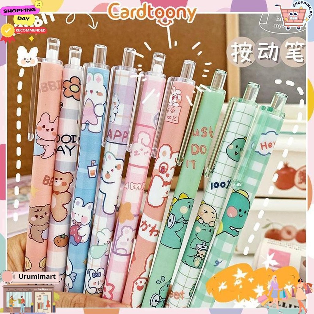 

Gel Pen Motif Hewan Dino Girl Lucu Imut Pulpen Gel Ballpoint Bulpen Bolpoin Bolpoint Pena Cute D Promo 4.4