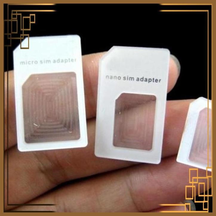 [ETR] 4 IN 1 Dual Sim Card Adapter iPhone Dan Samsung Galaxy