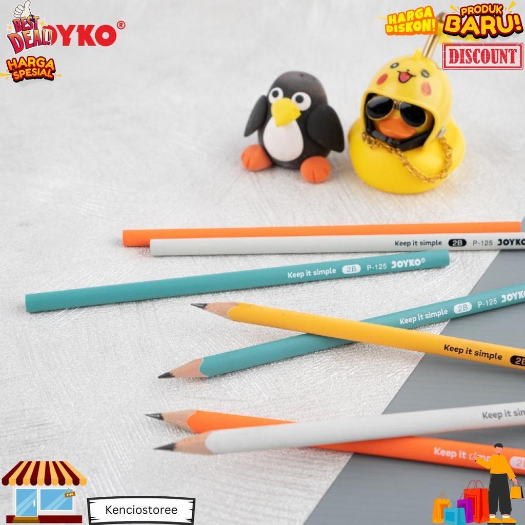 

Murmure I Pensil Pencil Joyko P-125 1 Box Isi 12 D Termurah