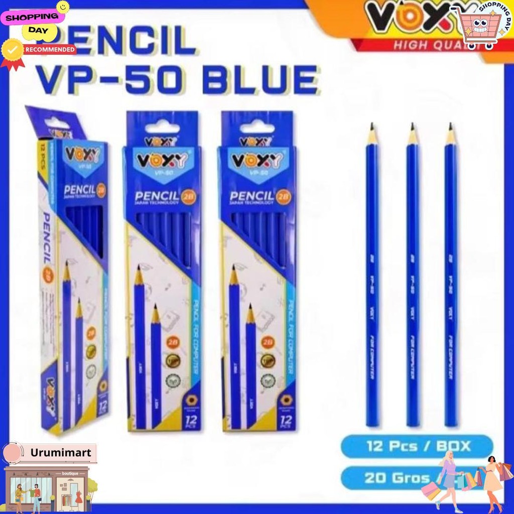 

Pencil || Pensil 2B M2000 || 2B Pensil Biru D Terlaris