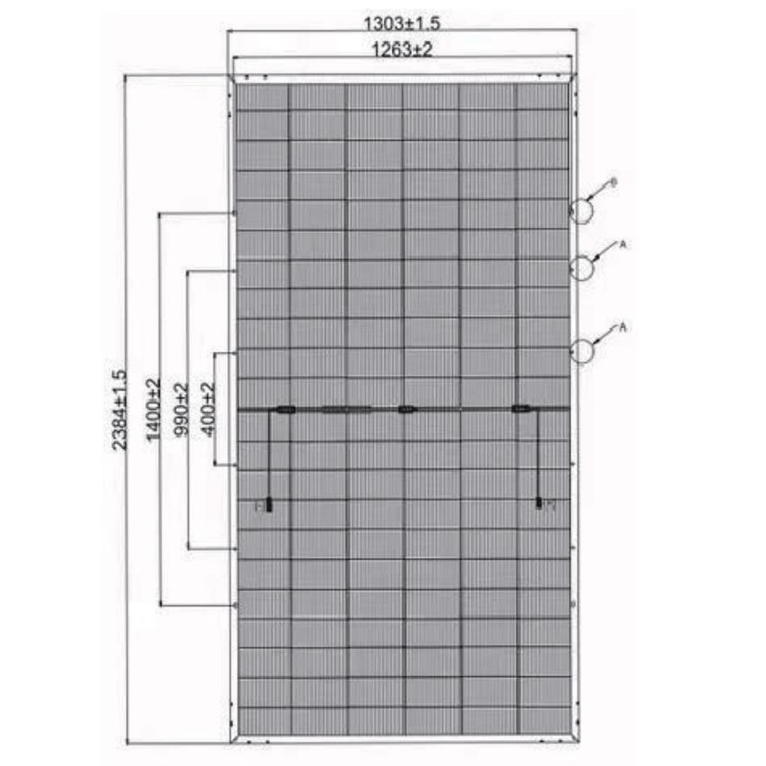Promo Promo Solar Panel Surya 710Wp Mono Solar Cell 710 Wp Halfcut