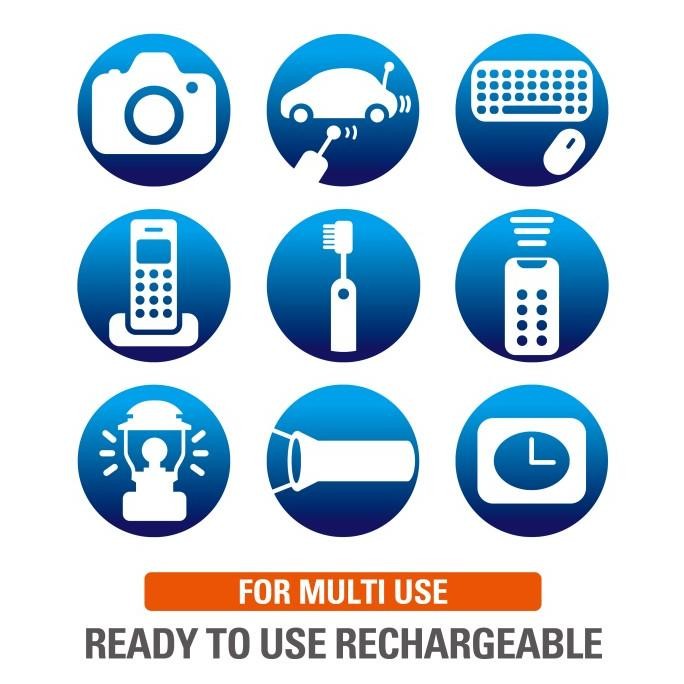 Murah Panasonic Charger Kit Eneloop + Battery Rechargeable Eneloop Aa