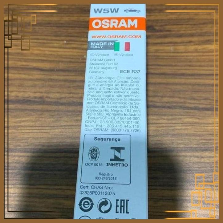 [OSS] BOHLAM LAMPU SENJA DEPAN HONDA BRIO RS 2016- T10 W5W OSRAM ORI