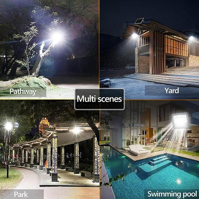 Sale Lampu Tenaga Surya Lampu Led Surya Solar Cell Lampu Outdoor Super Terang 1000W Lampu Sorot Sola