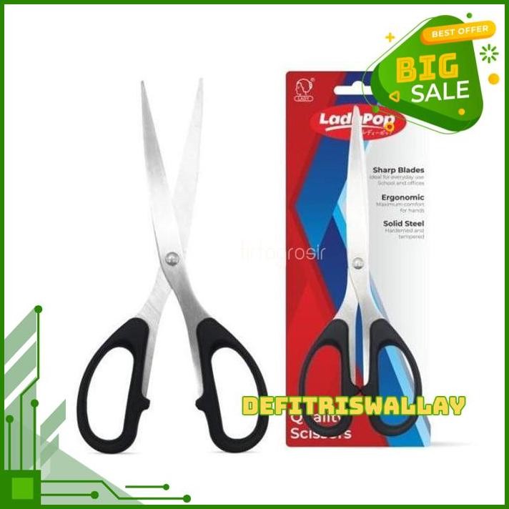 

GUNTING KERTAS STAINLESS BESAR 8.5 INCH 8.5" SCISSORS SC 848 185 BEST PRODUCT