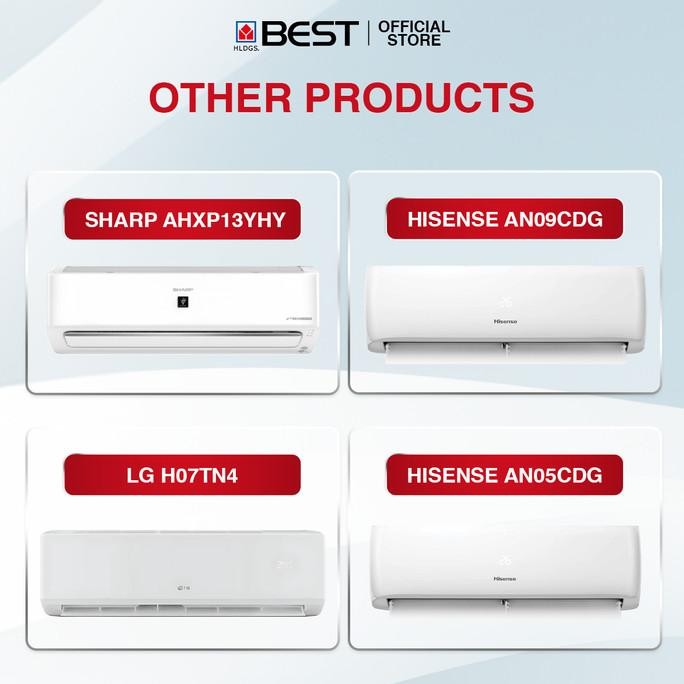 Murah SHARP Air Conditioner Inverter AHX8BEY AC 3/4 PK Rapid Cooling Super Jet Mode Non COD