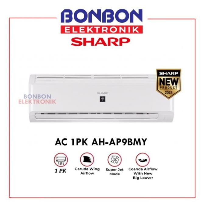 Murah Sharp AC 1PK Plasmacluster Low Watt AH-AP9UHL / 1 PK AHAP9UHL Non COD