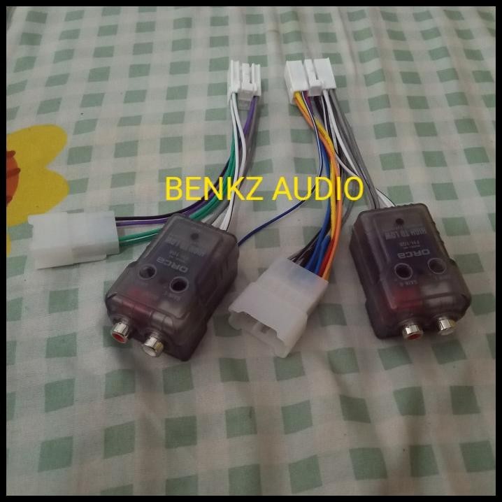 2 Buat Soket Rca Out Put Head Unit Toyota Plug N Play