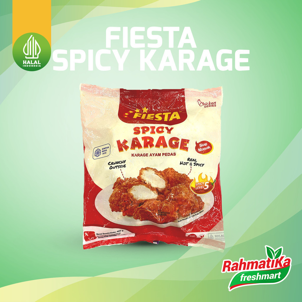 

Fiesta Chicken Spicy Karage 400gr Level 5