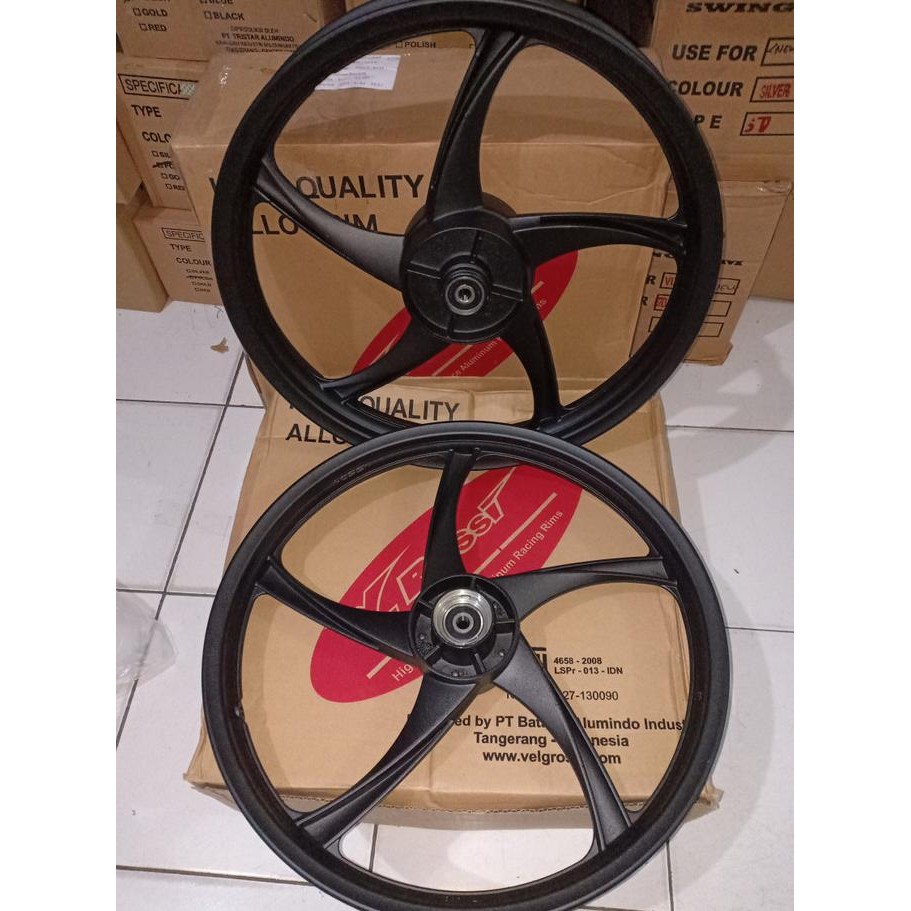 Velg/Pelek Rossi Untuk Motor Supra X,Supra Fit Lama Lubang Baut 5 Original Dan Terpercaya