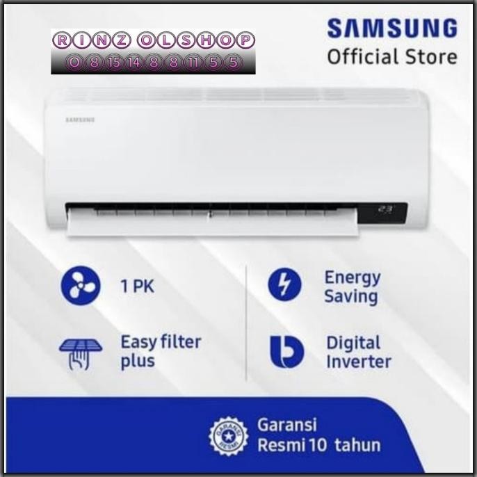 Murah AC 1 PK SAMSUNG AR10TYGZEWKNSE AC INVERTER 1PK DIGITAL INVERTER Non COD