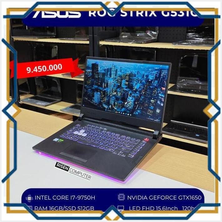 [SLS] LAPTOP ASUS ROG STRIX G531GT INTEL CORE I7-9750H RAM 16GB NVME 512GB FHD 15.6 120HZ NVIDIA GEF