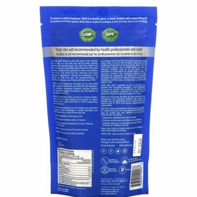 

Celtic Sea Salt Light Grey Celtic, Vital Mineral Blend, 454 gr