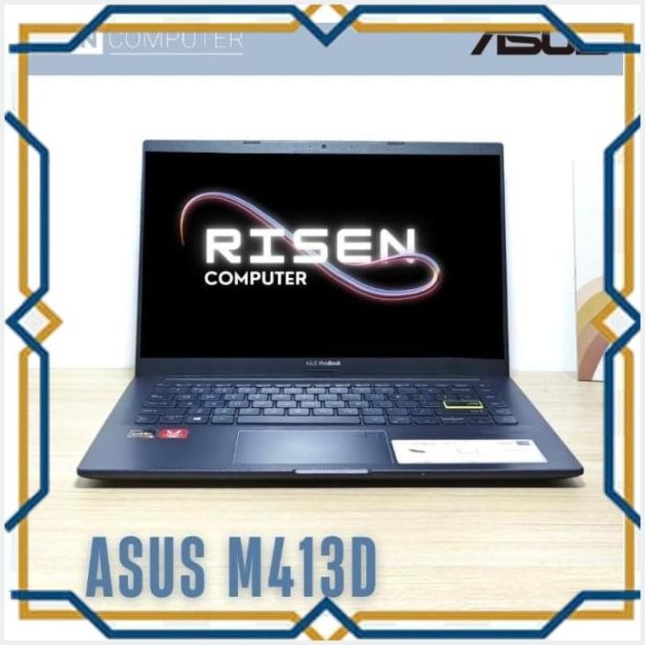 [SLS] SECOND LAPTOP ASUS M413D AMD RYZEN 5 3500U RAM 8GB SSD 256GB NOTEBOOK 14INCH SEKEN BEKAS