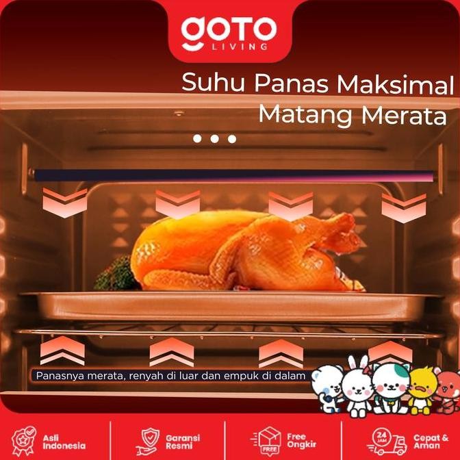 Goto Akira Oven Listrik Mini 12L Pemanas Makanan Microwave Low Watt [terbaik]