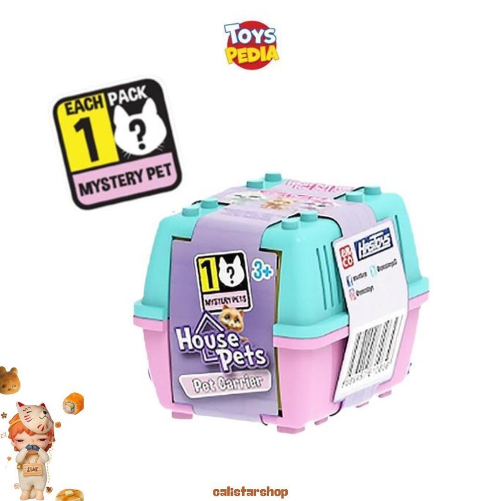 Mainan Figur Emco House Pets Pet Carrier Series 1 Random Sale