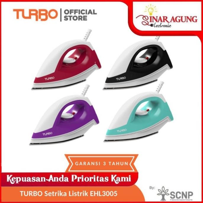 Murah TURBO SETRIKA LISTRIK 380W EHL3005 / EHL-3005 / EHL 3005 - 100% ORI Non COD