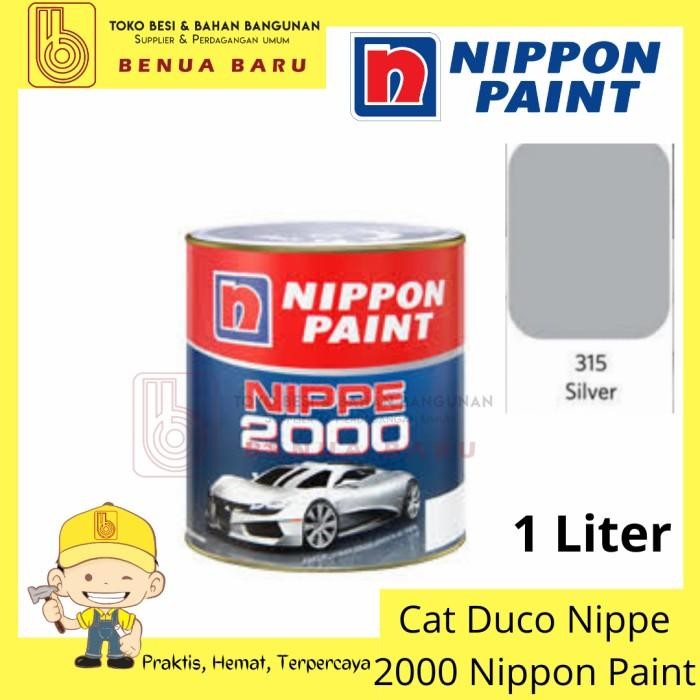 Cat Duco Nippe 2000 315 Silver 1 KG Nippon Paint / Nippe Silver 1 KG