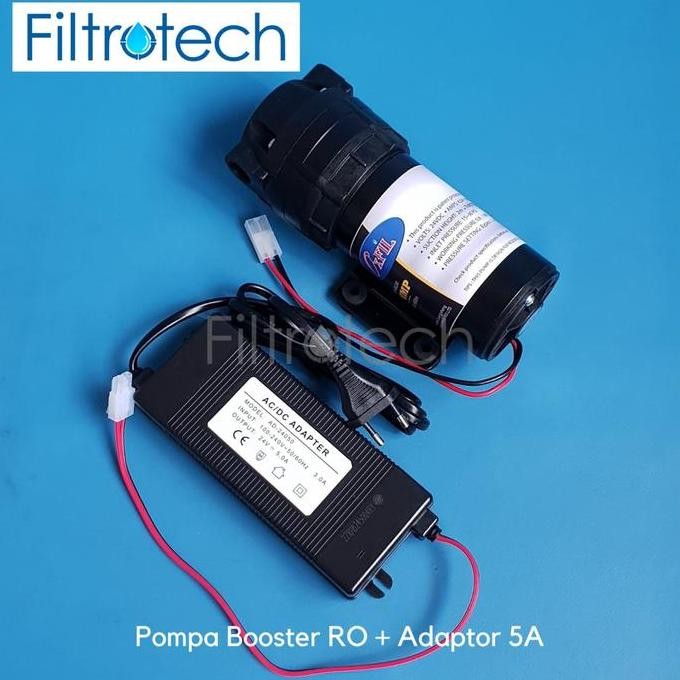 Pompa Ro 500 Gpd /600 Gpd Booster Pump Ro 600Gpd + Adaptor +Fitting Co