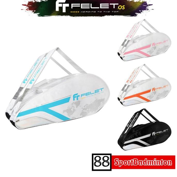 Felet Tournment Pack Bag With Thermal - Tas Raket Badminton Original Felet Co