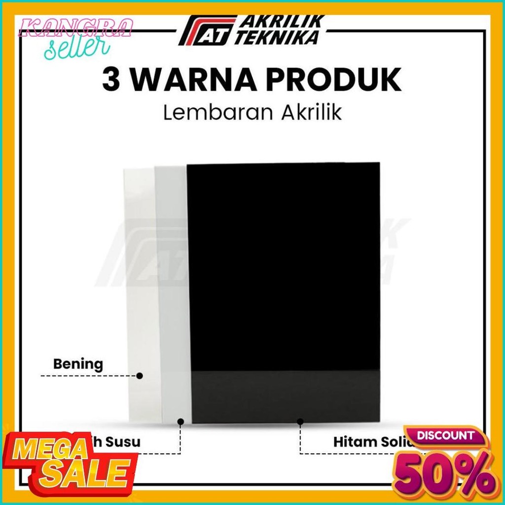 

Lembaran Akrilik A3 5Mm / Acrylic Sheet Clear / Akrilik Bening Hitam Putih Diskon Setengah Harga
