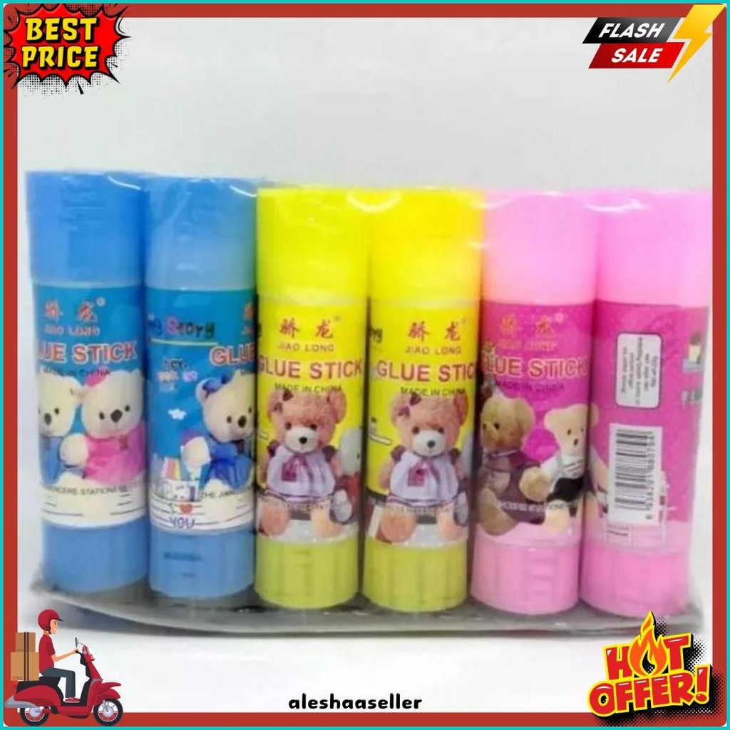 

(24Buah) Lem Stik 10Grm / Glu Stik Kertas Diskon
