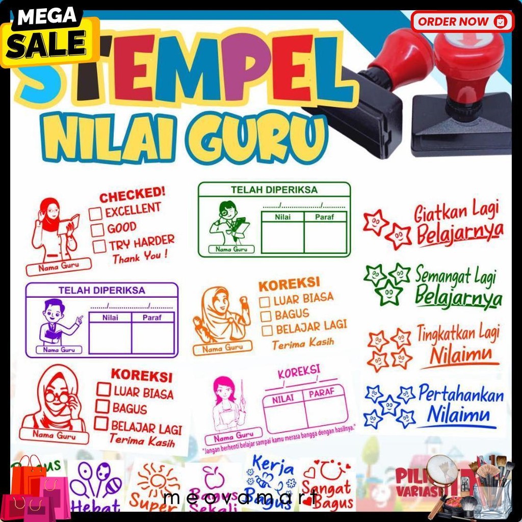 

Stempel Nilai Guru / Penilaian / Koreksi / Checked Flash Sale! Diskon Hingga 70%