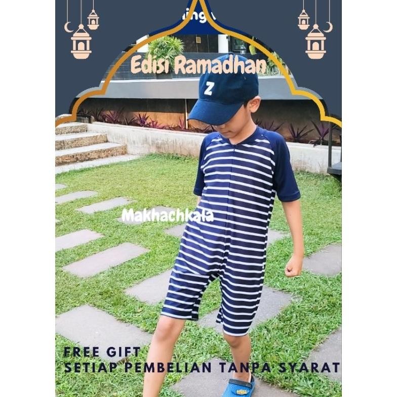 Kado Anak Army/Kado Army/Kado Ultah Anak/Army Diving/Baju Renang Loreng/Baju Anak Loreng/Kado Anak L