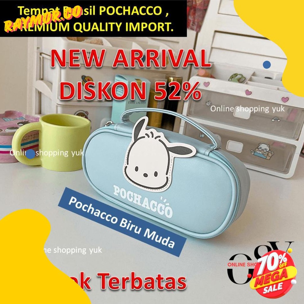 

Tempat Pensil Sanrio , Kotak Pensil Kuromi , Tas Kosmetik , Pouch , Motif Kuromi / Cinnamoroll / My Melody , Import Premium. Online Shopping Yuk. Kapasitas Besar. Bahan Kulit , Kuat & Sangat Cantik Exclusive. Terlaris! Produk Ini Banyak Dicari