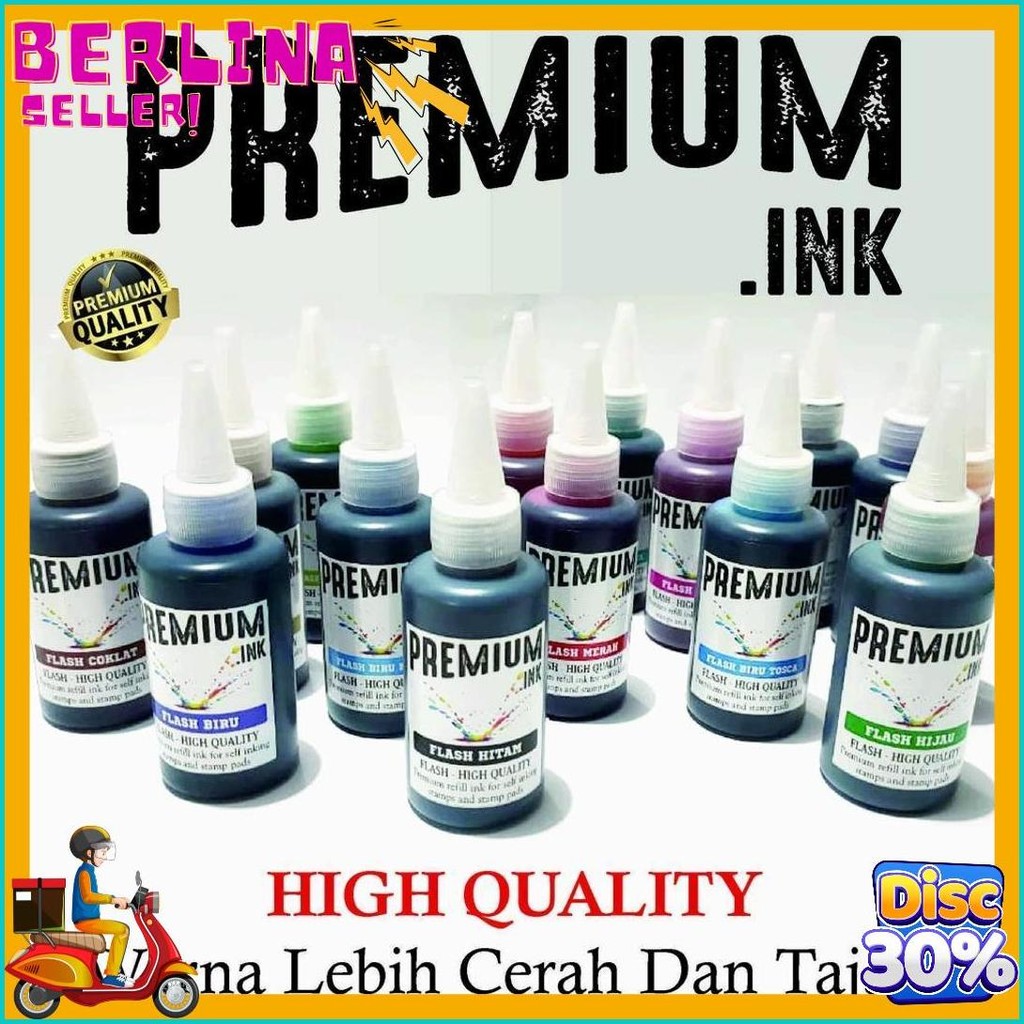 

Tinta Stempel Flash Otomatis 15 Varian Warna Kualitas Premium - Flash Ink Premium - Tinta Flash Refill Isi 100 Ml Terlengkap Dan Termurah