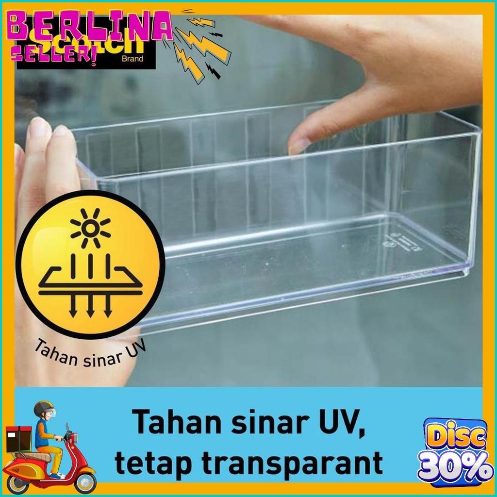 

3M Scotch Double Sided-Mounting Tape, Menahan Hingga 3.3Kg, 1 Pc, Transparan, Untuk Pengunaan Dalam Ruangan Diskon Setengah Harga