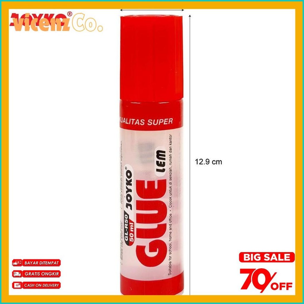 

Joyko Transparent Glue 50Ml Lem Cair Bening Joyko Prakarya Anak Gl-R50 Gl-A50 [12Pcs] Diskon Setengah Harga