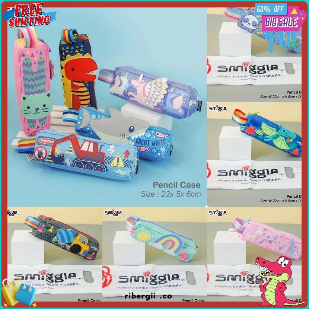 

Pencil Case Kotak Pensil Smiggle 1 Zipper Karakter Terlaris! Produk Ini Banyak Dicari