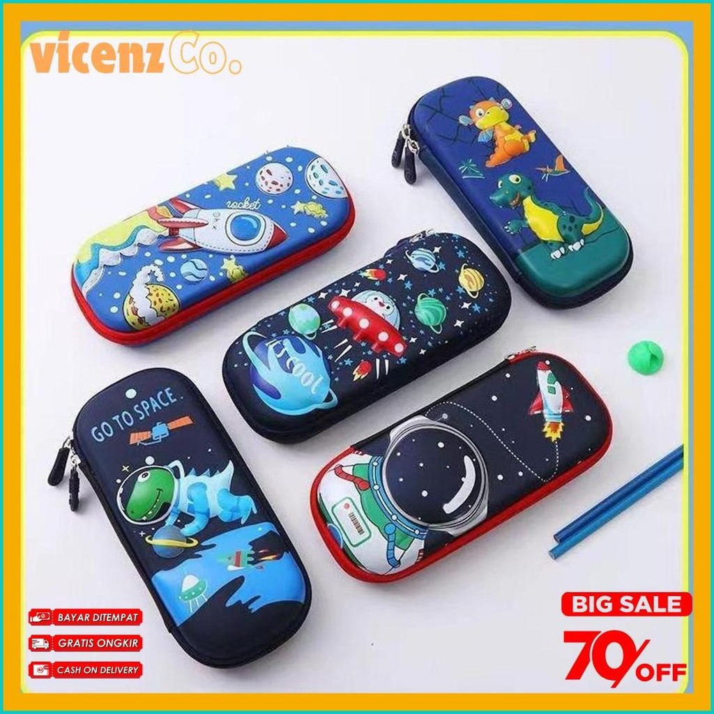 

Kotak Pensil Anak Tempat Alat Tulis 3D Timbul 3 Tiga Dimensi Anti Air Bahan Eva Gmall Gm-St0528 Terlaris! Produk Ini Banyak Dicari