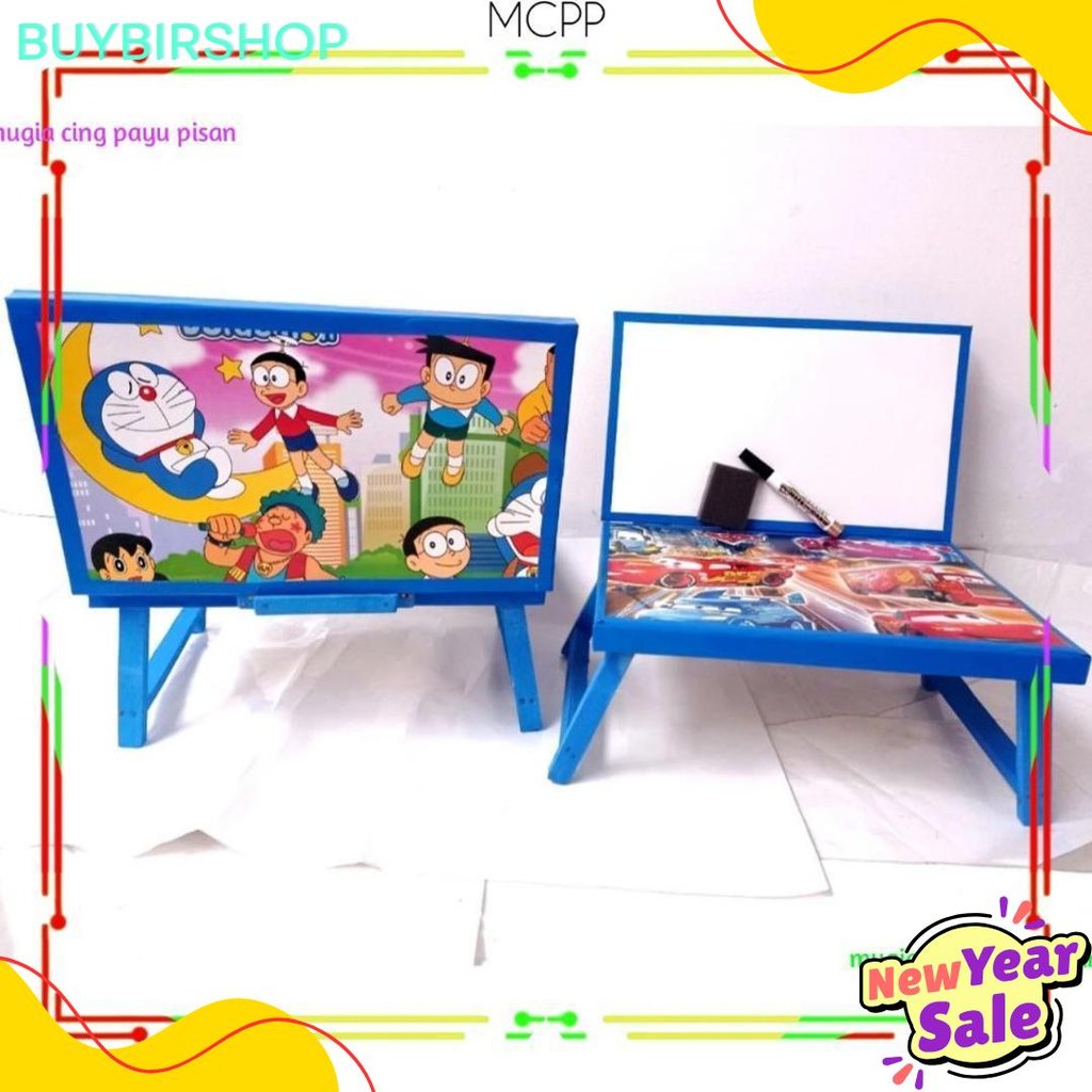 

Meja Belajar Anak Plus Papan Tulis Lipat Karakter Anak Minimalis Gratis Spidol Dan Penghapus Diskon