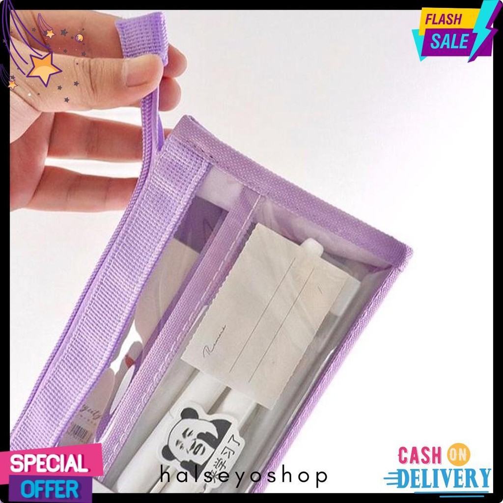 

[Miloli] Kotak Pensil Lechengcai Tempat Pena Kosmetik Kapasitas Besar Pvc Transparant Stationery - F0209 Terlengkap Dan Termurah