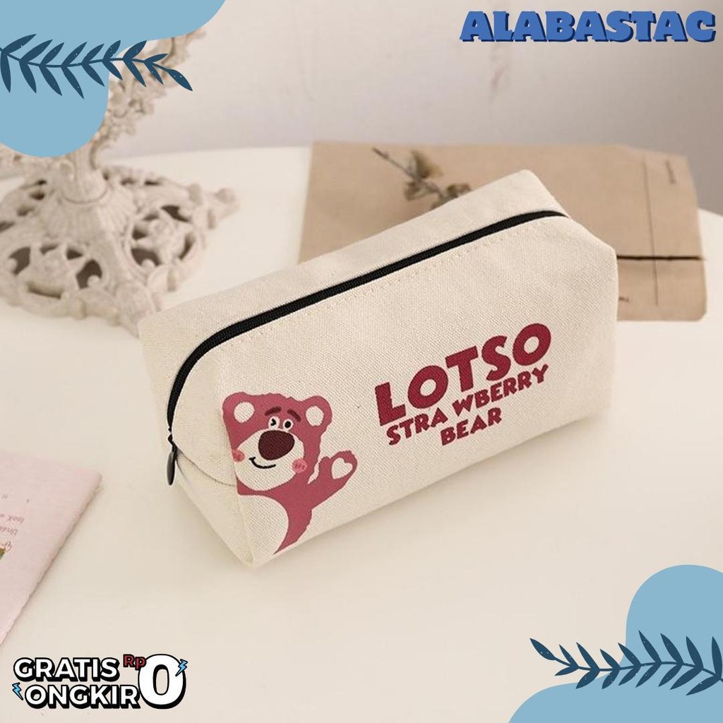

Ins Pacha Anjing Tas Pensil Cute Strawberry Bear Tas Pensil Jaring Merah Kapasitas Besar Siswa Sekolah Dasar Smp Peralatan Penyimpanan Tas Diskon