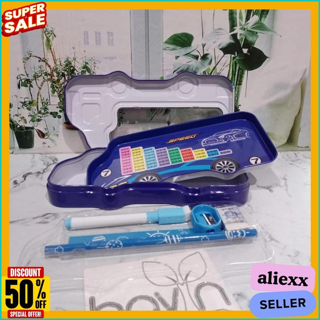 

Kotak Pensil Bahan Kaleng Model Truk Besar Pencil Case Tempat Pensil Diskon