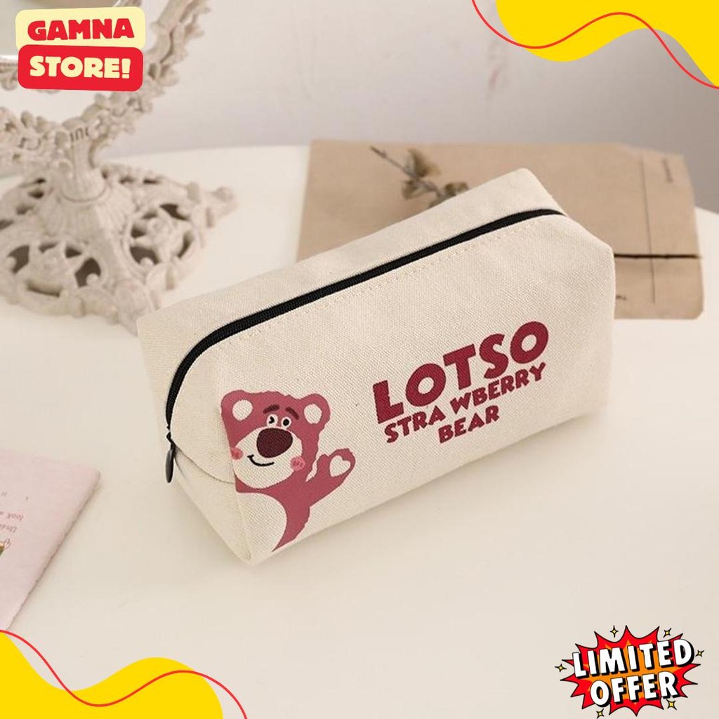 

Ins Pacha Anjing Tas Pensil Cute Strawberry Bear Tas Pensil Jaring Merah Kapasitas Besar Siswa Sekolah Dasar Smp Peralatan Penyimpanan Tas Diskon