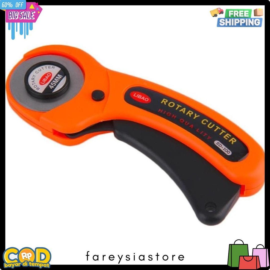 

Rotary Cutter 45Mm / Refill Cutter/ Alat Gunting Potong Bahan Kain Alat Potong Terlengkap Dan Termurah
