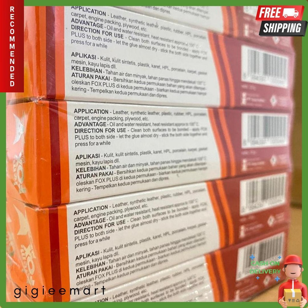 

Lem Fox Plus Tube 20G Original (1 Lusin) / Grosir/Ecer - Kulakan Online Diskon Setengah Harga