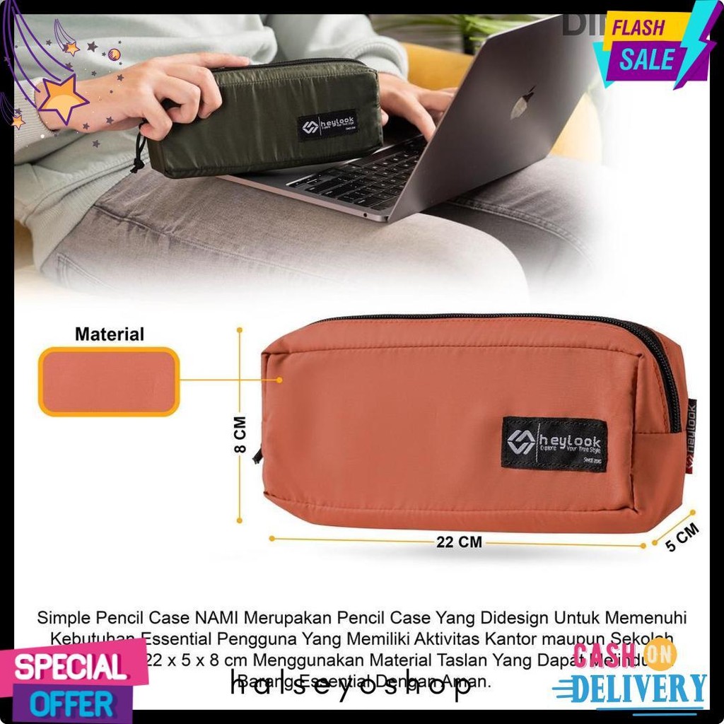 

Heylook Official - Tempat Pensil Nami Kotak Pensil Simple Pencil Case Kostak Anak Atk Sekolah Kuliah Kantor Kerja Terlengkap Dan Termurah