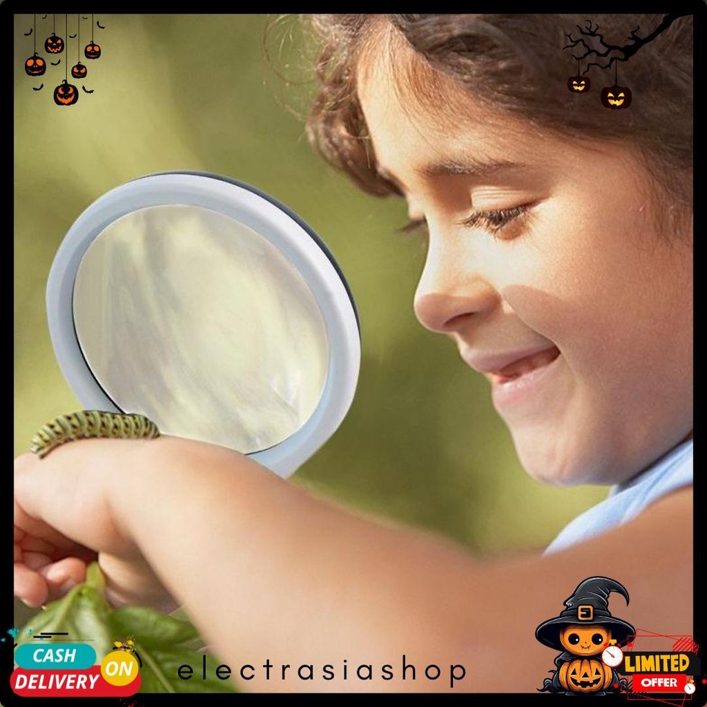 

2 In1 Lampu Kaca Pembesar Led Membaca Magnifying Glass Dengan Lampu Diskon