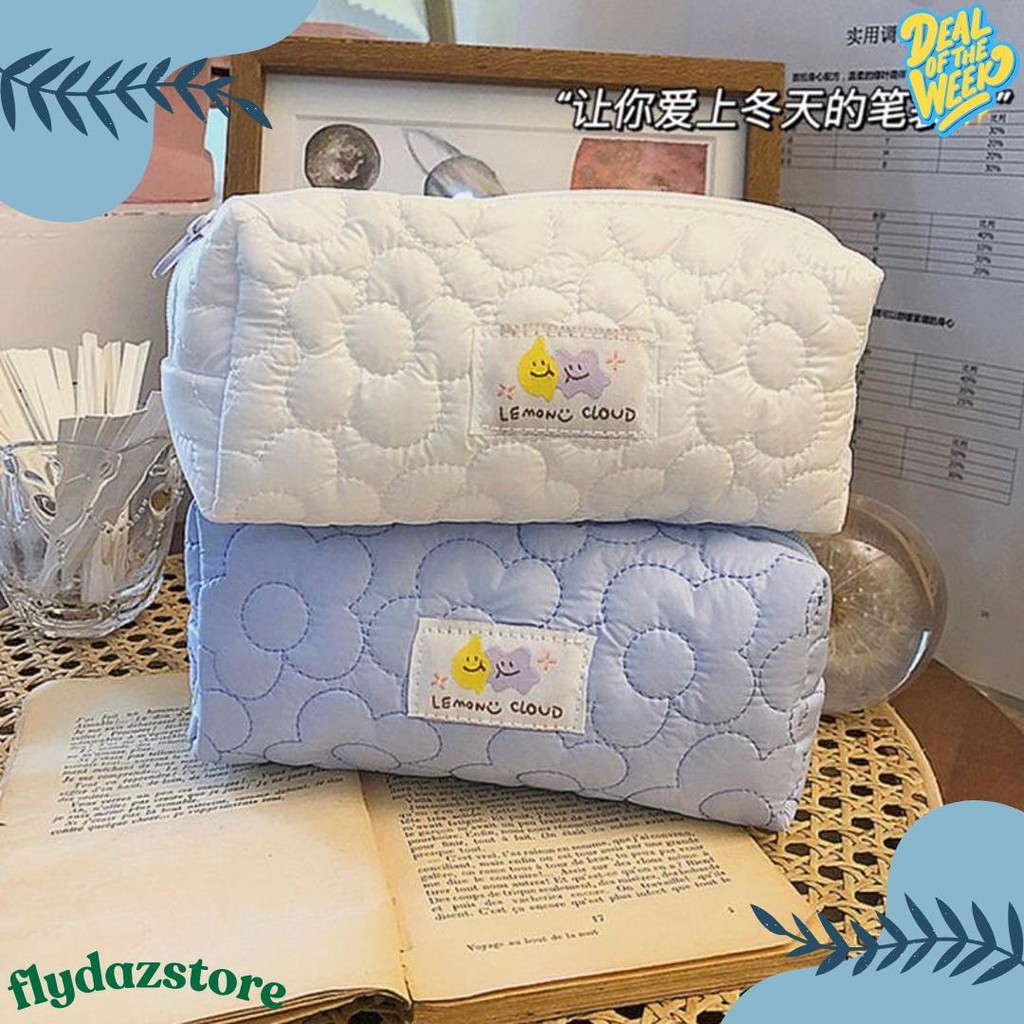 

Kensho Kotak Pensil Sleting Motif Bunga Flower Handle Pastel Bahan Parasut Korea / Pouch Makeup Aesthetic / Tas Aksesoris Wanita Lucu Import / Zipper / Flowers Diskon