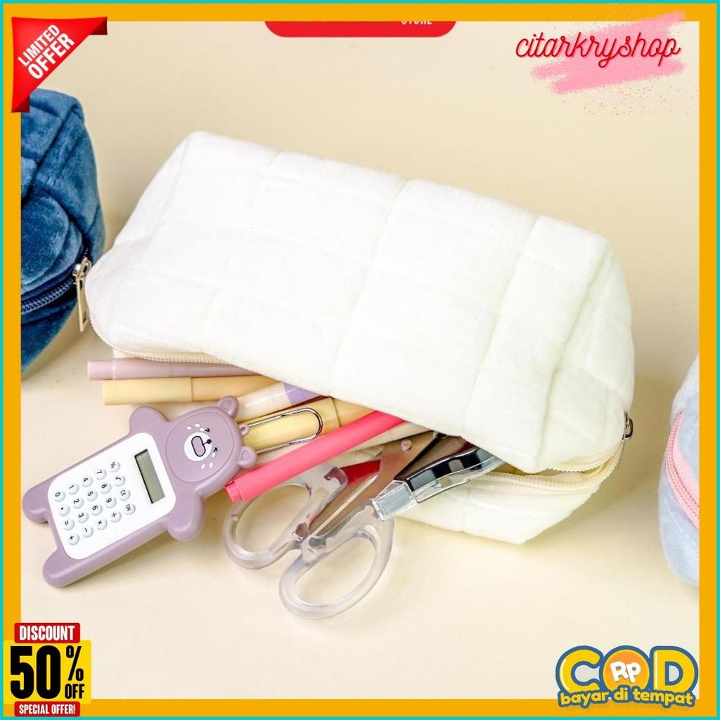 

Flashee Kotak Pensil Aesthetic Korea Bulu Lucu Cloudy Pencil Bag Large Tempat Pensil Sekolah Flashee Muji Style Muat Banyak Kapasitas Besar Multifungsi Terlengkap Dan Termurah