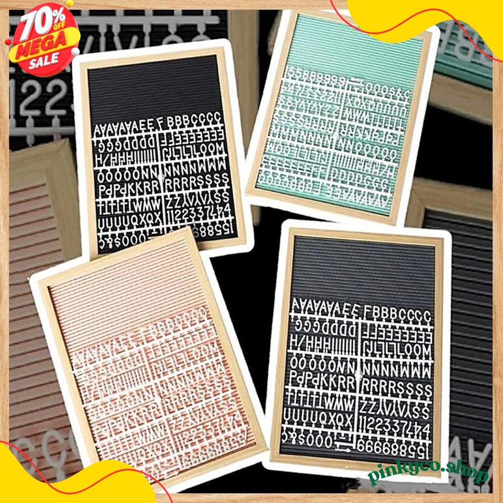 

Letter Board Baby Include Huruf/ Felt Letter Board Set / Letter Board/Papan Nama Bayi /Papan Menu / Dekorasi Rumah Viral 30*40 Cm Flash Sale! Diskon Hingga 70%